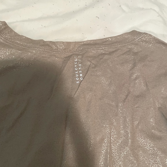 Soul Cycle x Lululemon, worn once, glittery workout top - Picture 3 of 6
